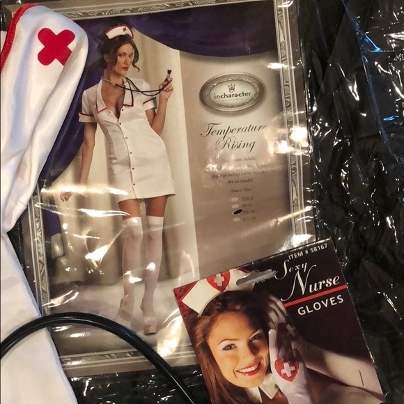 In-character/Halloween sexy nurse mini dress - Picture 3 of 7